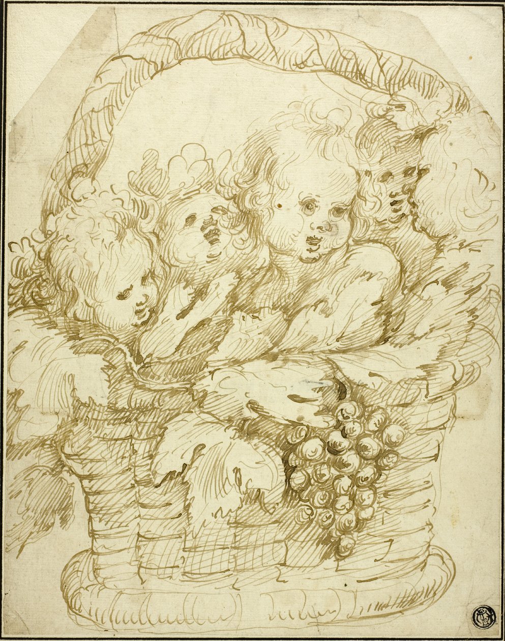 Cesto de Cupidos de Johann Boeckhorst