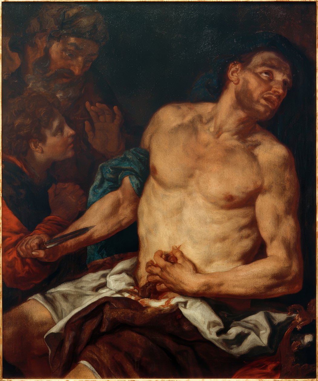 O Suicídio de Catão de Johann Carl Loth