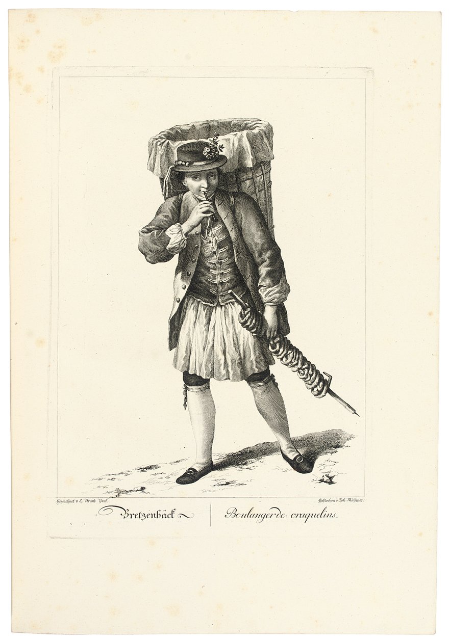 Padeiro de biscoitos de Johann Christian (after) Brand