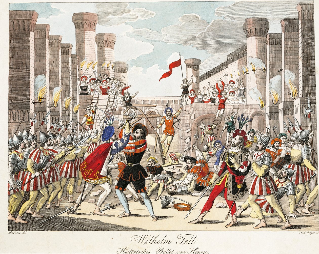 Ballet Histórico de Henrique, cena de 