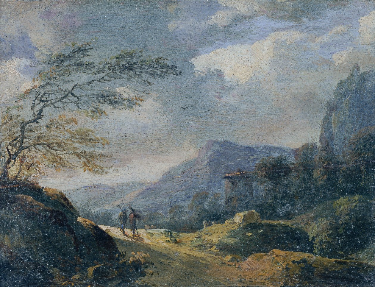 Pequena paisagem de montanha de Johann Christian Brand