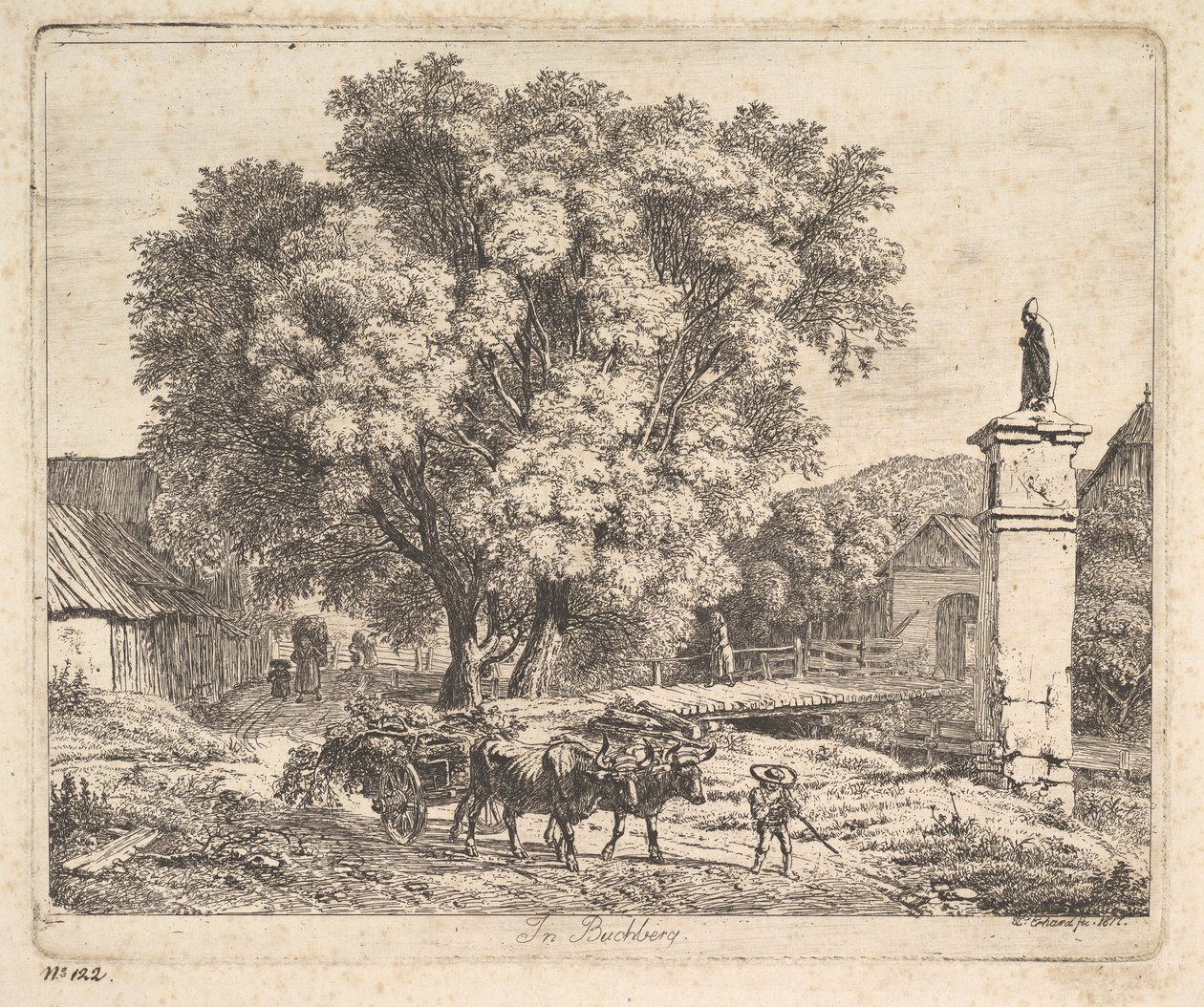 Em Buchberg, 1817. de Johann Christian Erhard
