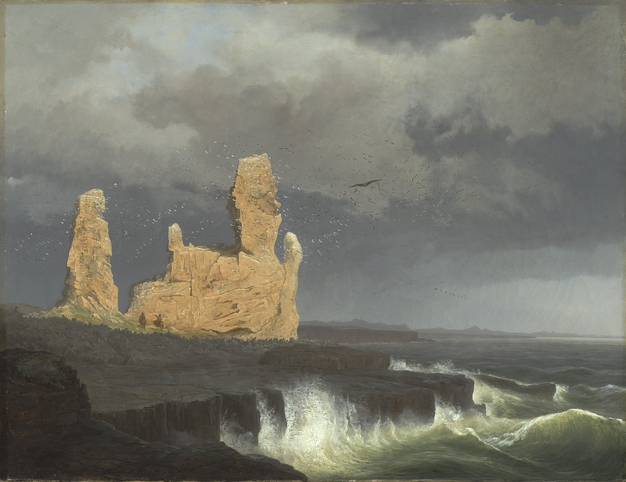A costa islandesa, 1889 de Johann Christian Ezdorf