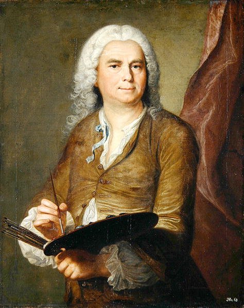 Johann Alexander Thiele (1685-1752) (óleo sobre tela) de Johann Christian Fiedler