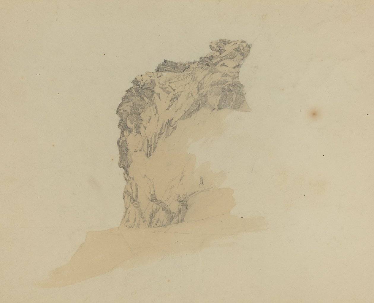 Estudo de falésias de Johann Christian Heerdt