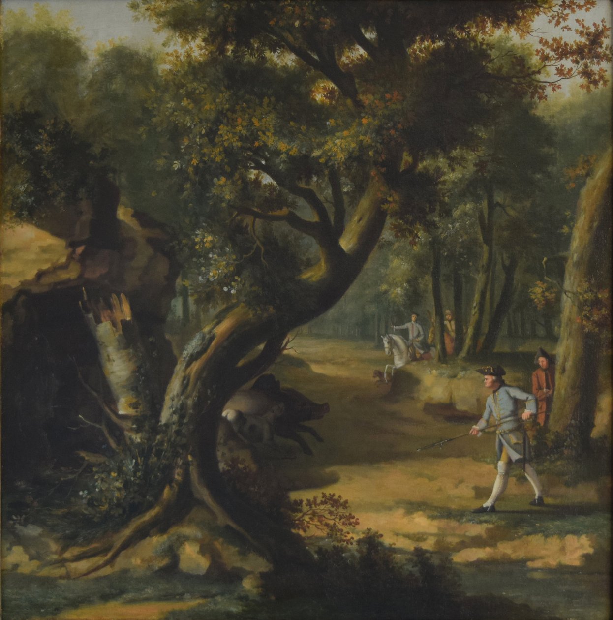 Caça ao javali de Johann Christian Klengel