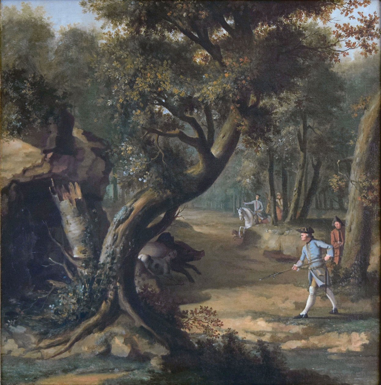 Caça ao javali de Johann Christian Klengel