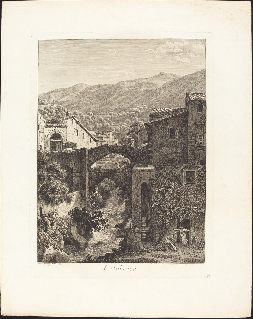 A Subiaco de Johann Christian Reinhart