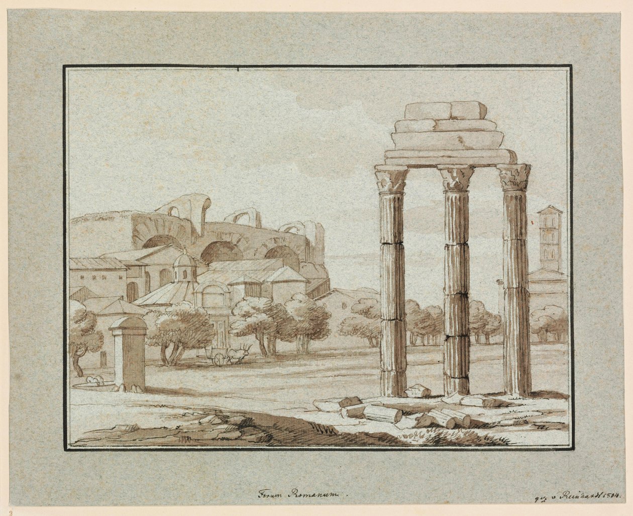 Fórum Romano de Johann Christian Reinhart