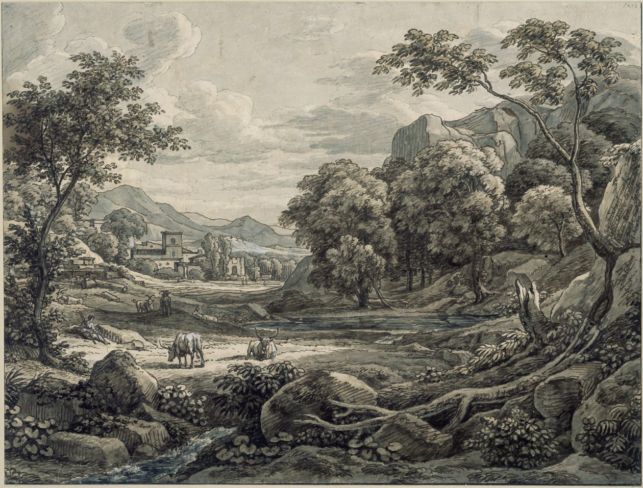 Paisagem ideal de Johann Christian Reinhart