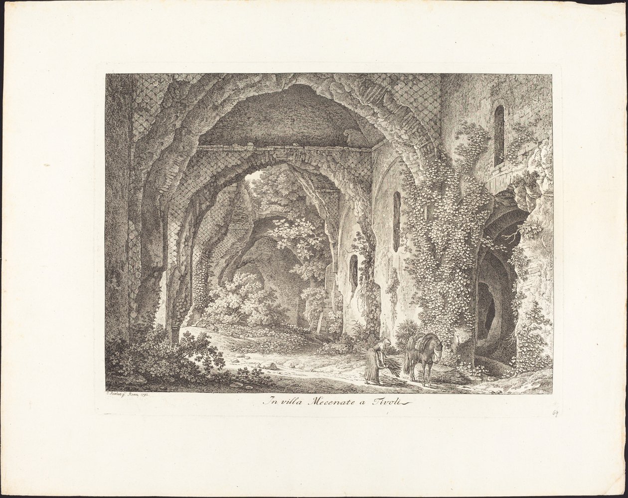 Na Vila Mecenate de Johann Christian Reinhart