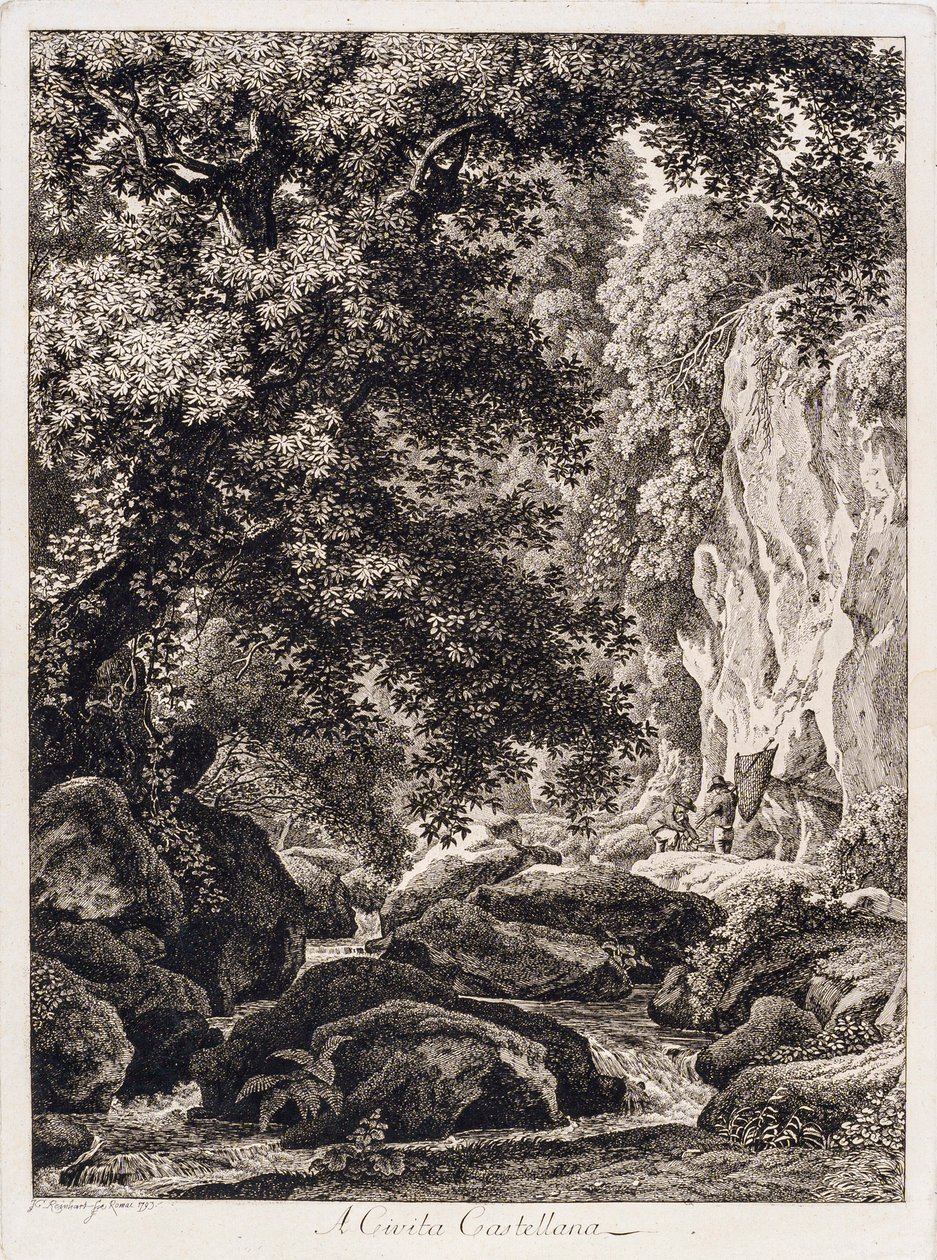 Johann Christian Reinhart A Civita Castellana 1793 de Johann Christian Reinhart