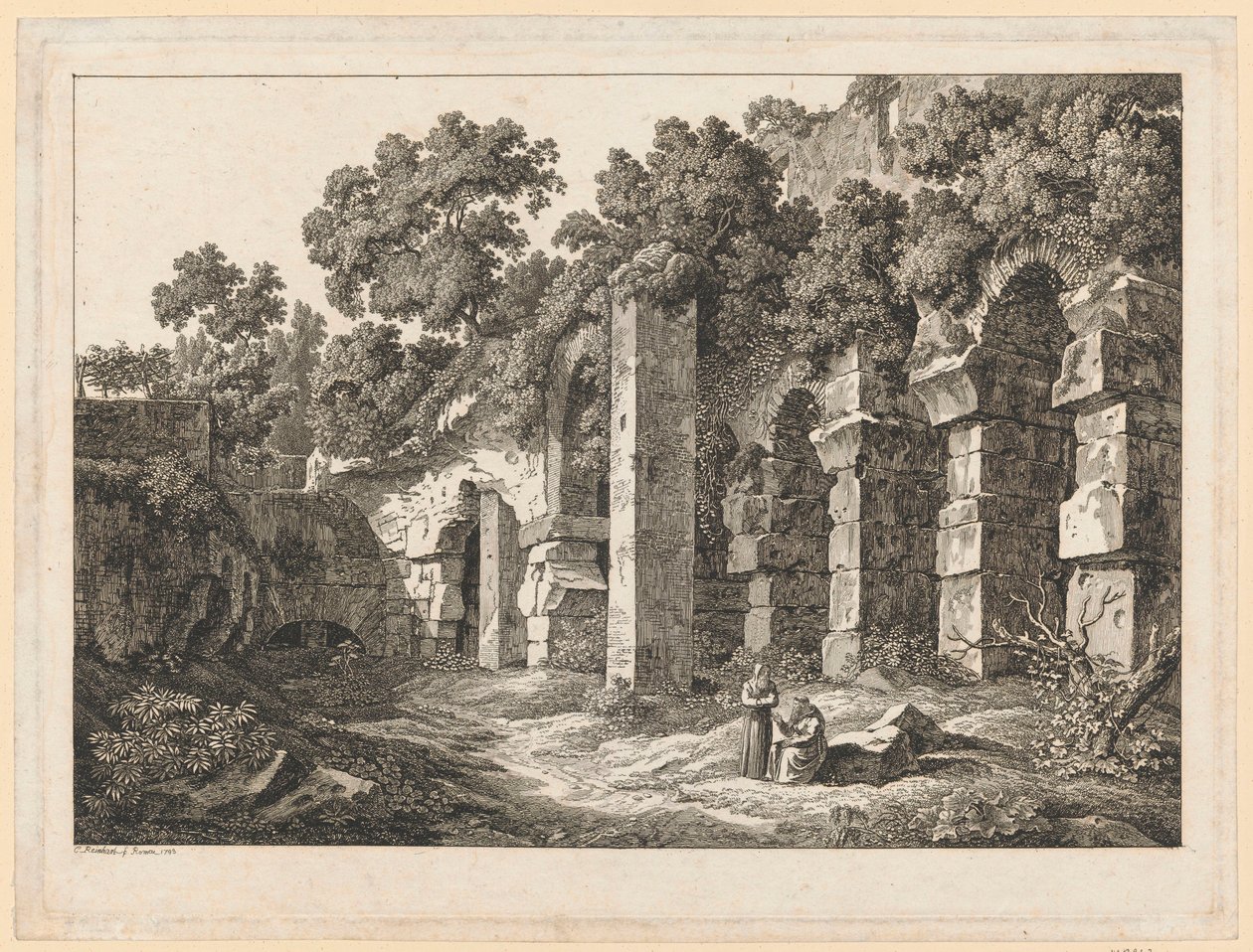 Pejzaż - No Coliseu de Johann Christian Reinhart
