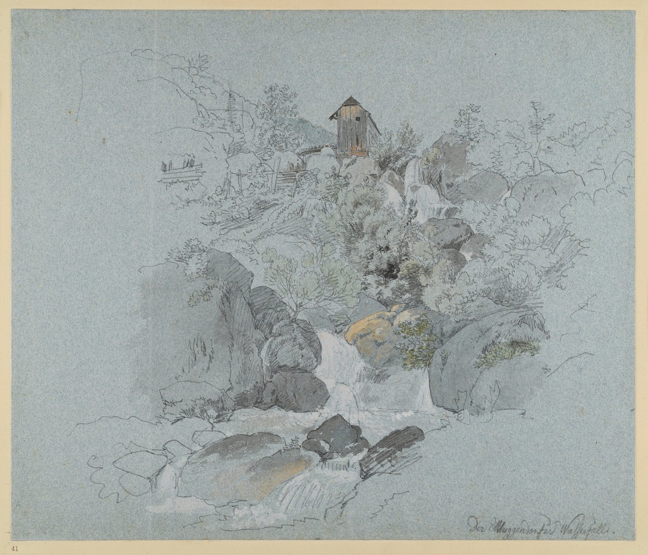 A cascata de Muggendorf de Johann Christoph Erhard