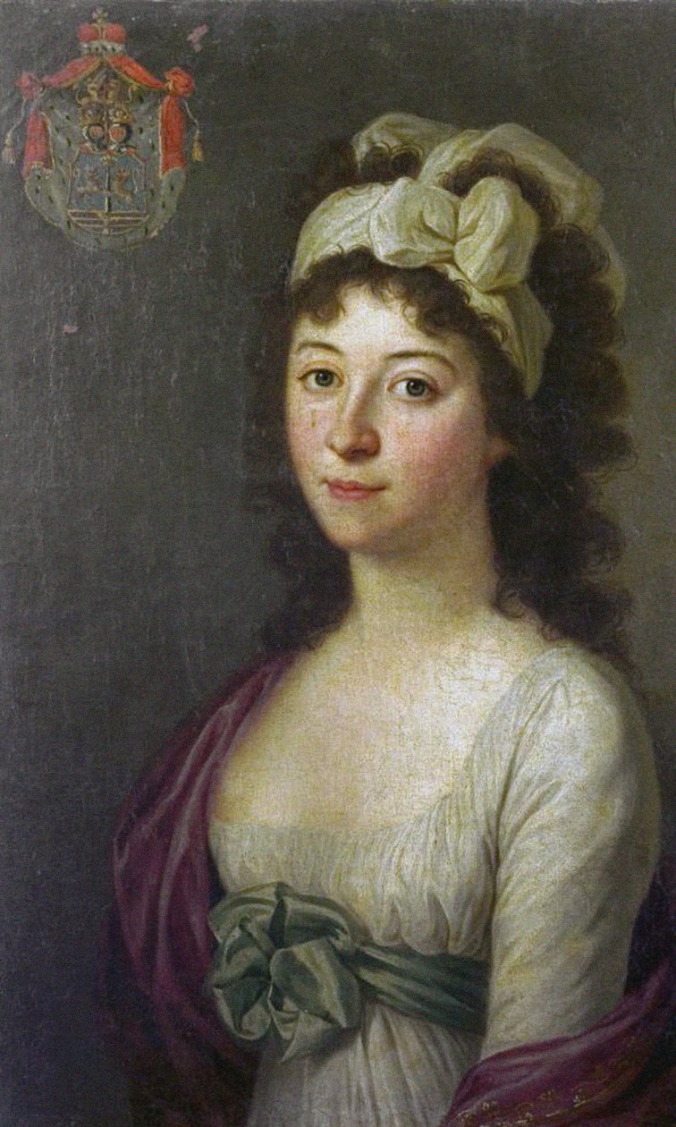 Condessa Anna Luisa Barbara Babette Odescalchi 1778-1813, nascida Keglevich de Buzin. de Johann Daniel Donat