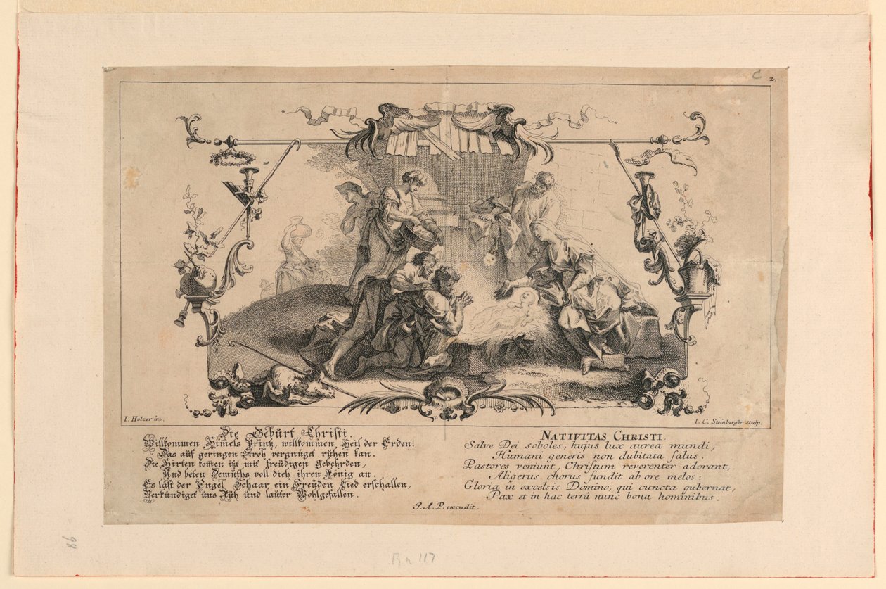 Natividade de Cristo de Johann Evangelist Holzer