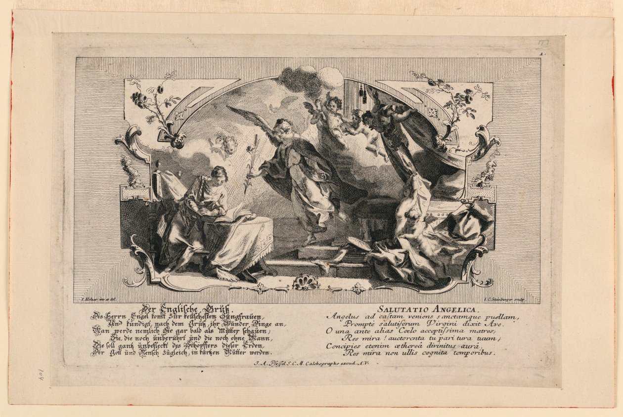 saudação angelical de Johann Evangelist Holzer