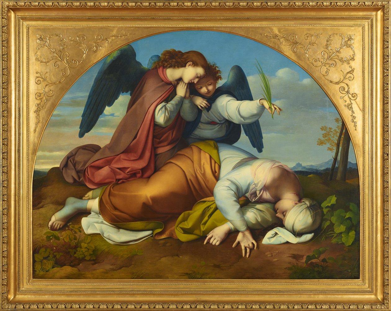 Morta Santa Cecília (versão romana) de Johann Evangelist Scheffer von Leonhardshoff