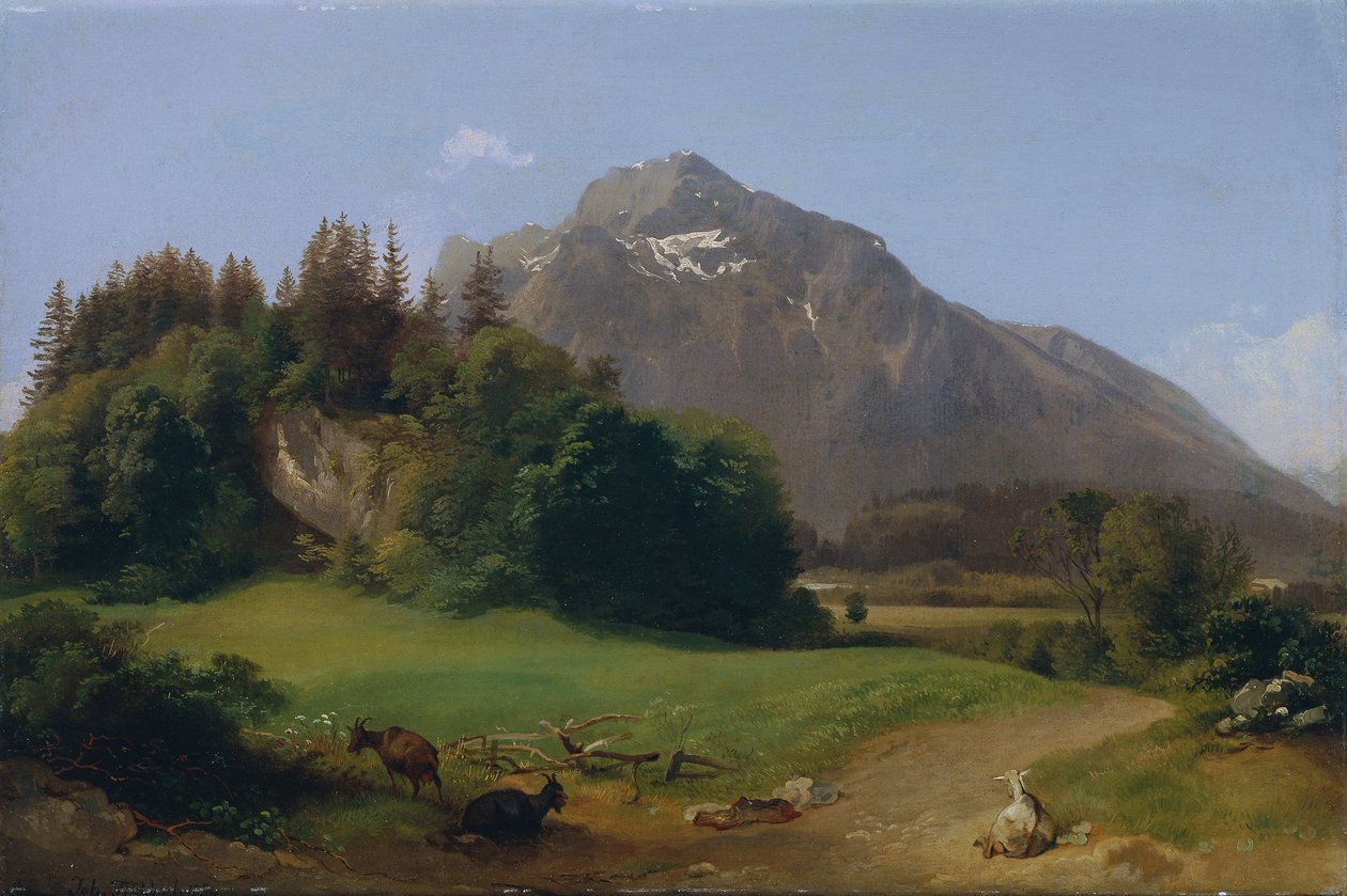 Perto de Salzburgo de Johann Fischbach