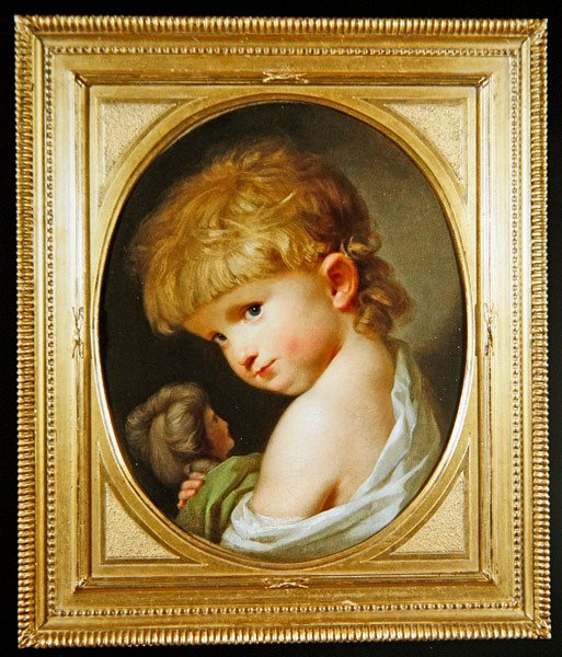 Um Retrato da Filha do Artista de Johann Friedrich August Tischbein
