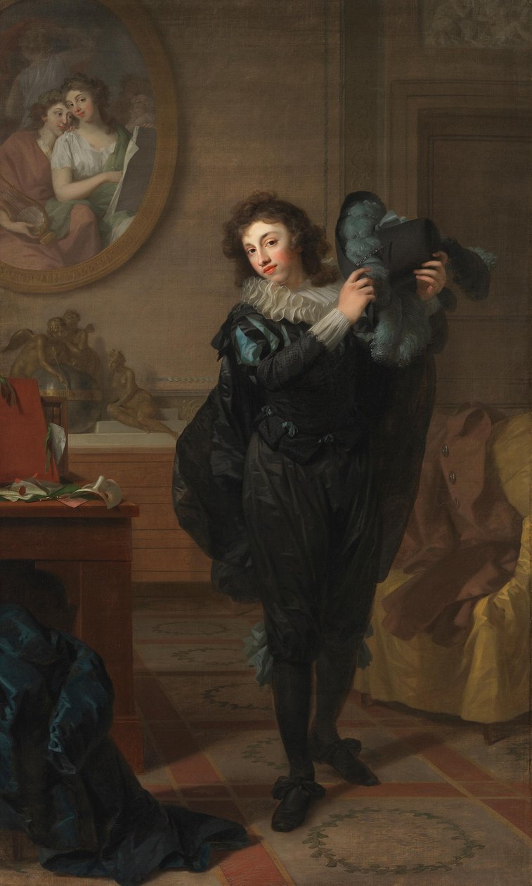 O senhor Chatelain (?) em traje de Johann Friedrich August Tischbein