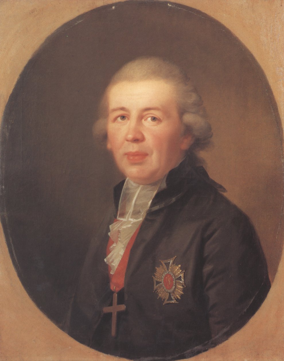 Karl Theodor von Dalberg, arcebispo e príncipe-eleitor de Mogúncia, grão-duque de Francoforte de Johann Friedrich August Tischbein