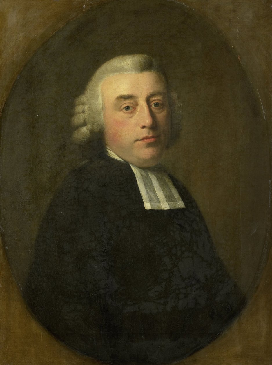 Retrato de Antonius Kuyper, clérigo em Amsterdã de Johann Friedrich August Tischbein