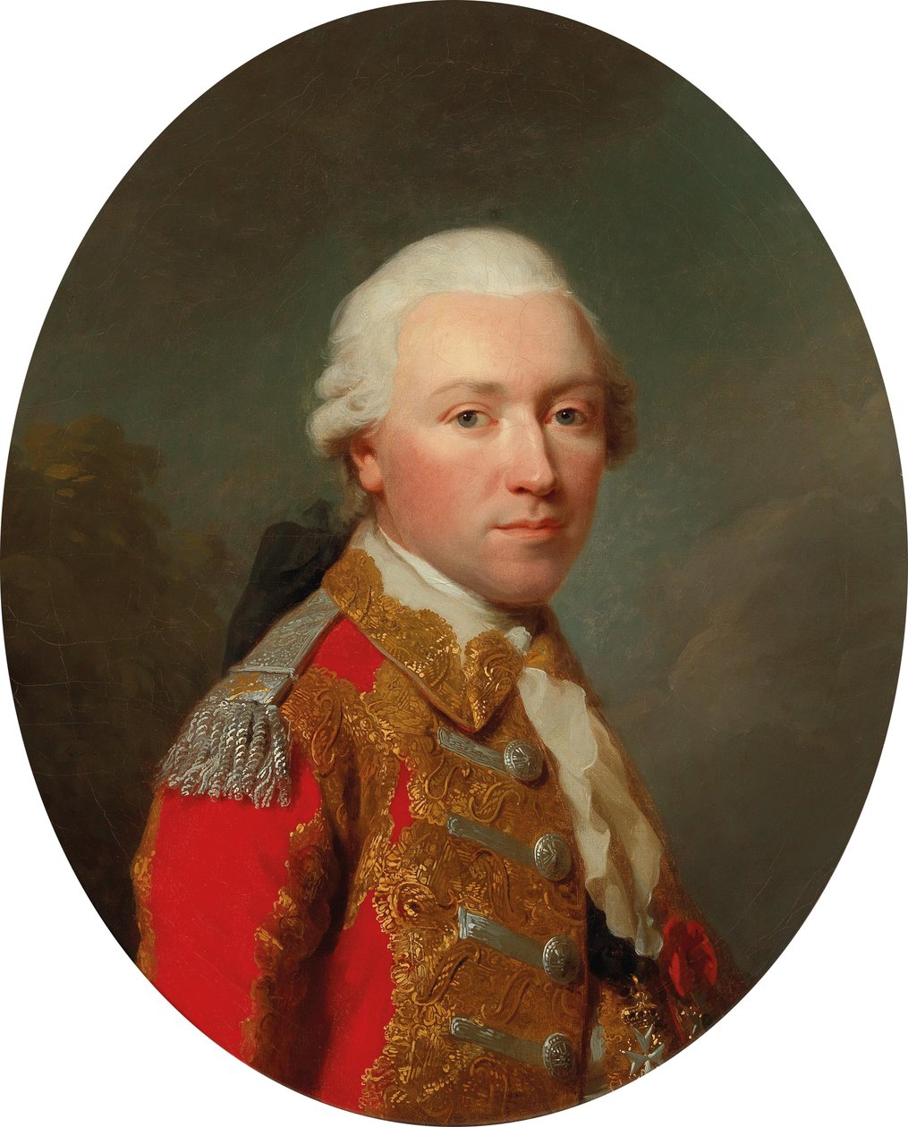 Retrato de Louis-François, Marquês de Chambray 1737-1807, 1776. de Johann Friedrich August Tischbein