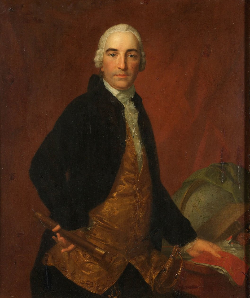 Retrato de Willem Arnold Alting, Governador-Geral da Companhia Holandesa das Índias Orientais de Johann Friedrich August Tischbein