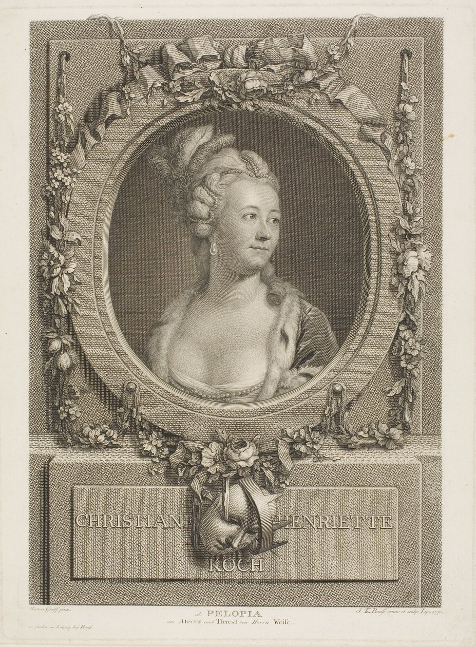 Christiane Henrietta Koch de Johann Friedrich Bause