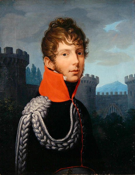 Wilhelm Friedrich Ernst von Dalwigk zu Schauenburg, c.1810 (óleo sobre tela) de Johann Friedrich Bury