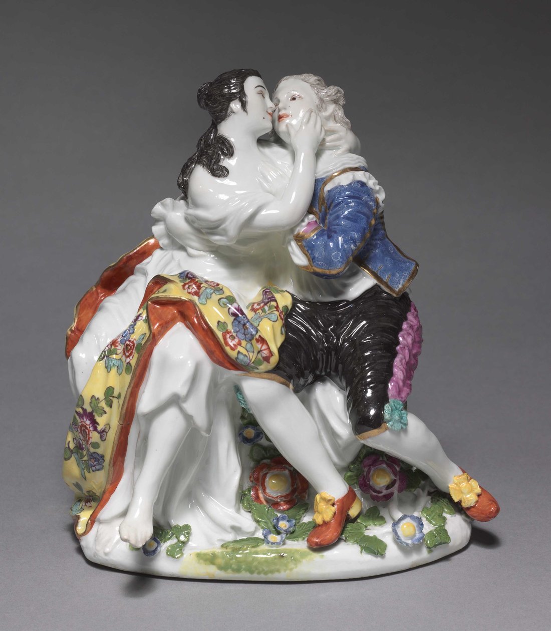 The Lovers, fabricado por Meissen Porcelain Factory, Alemanha, c.1740 de Johann Friedrich Eberlein