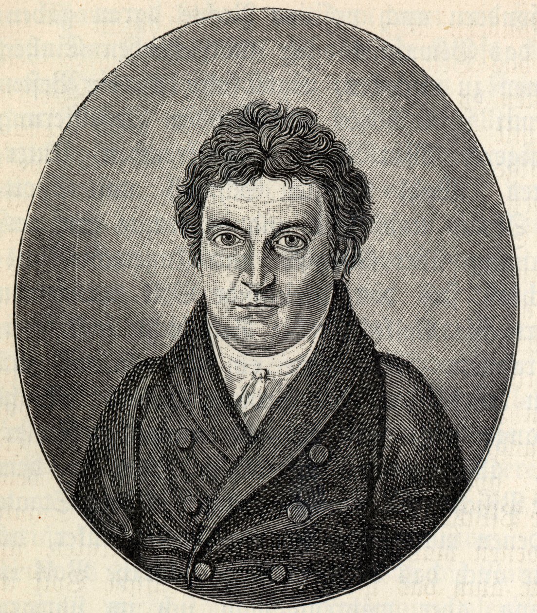 Retrato de Johann Gottlieb Fichte 1762-1814. de Johann Friedrich Jügel