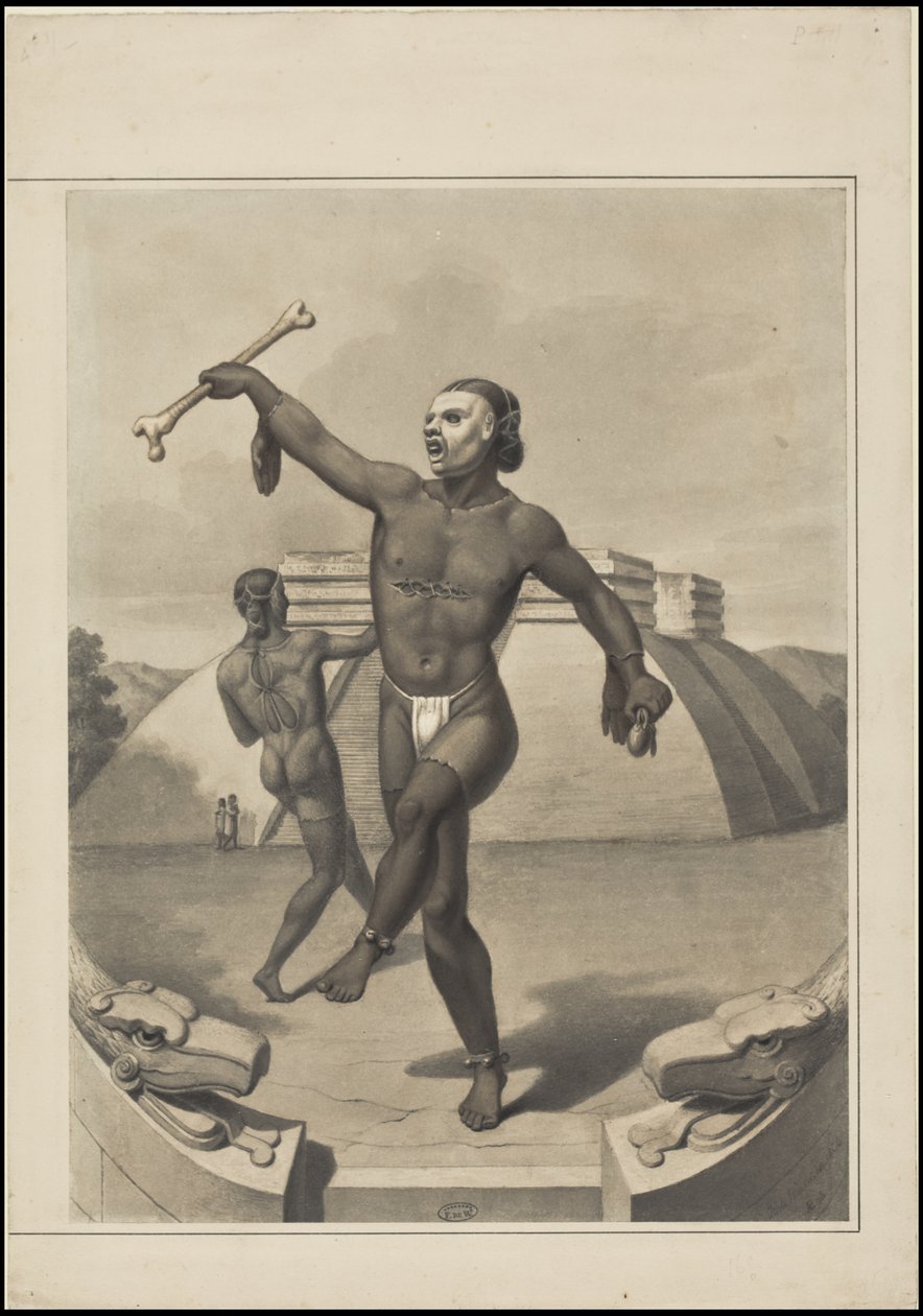 Uma coleção de obras de arte originais de Waldeck sobre a Mesoamérica, Caixa 10 de 22 de Johann Friedrich Maximilian von Waldeck