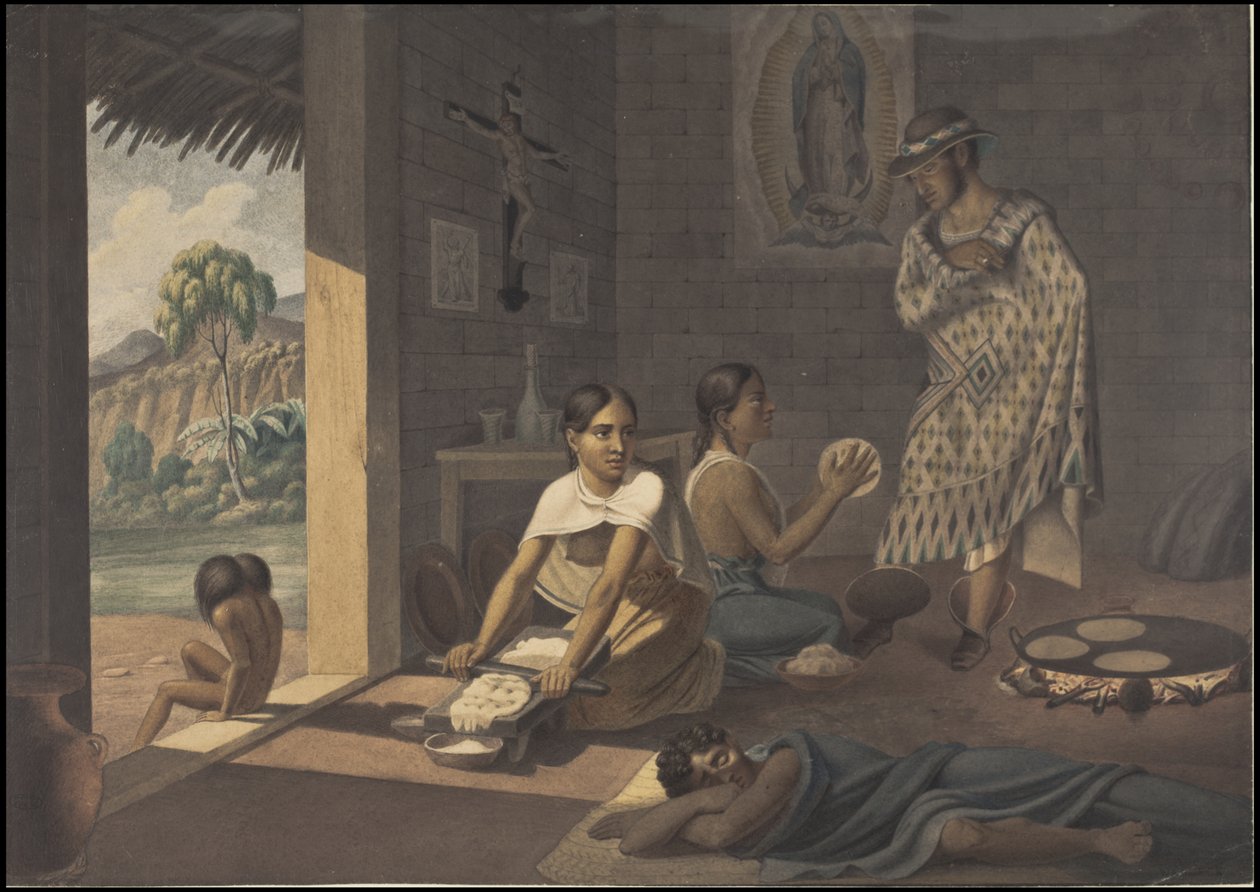 Uma coleção de obras de arte originais de Waldeck sobre a Mesoamérica, Caixa 10 de 22 de Johann Friedrich Maximilian von Waldeck