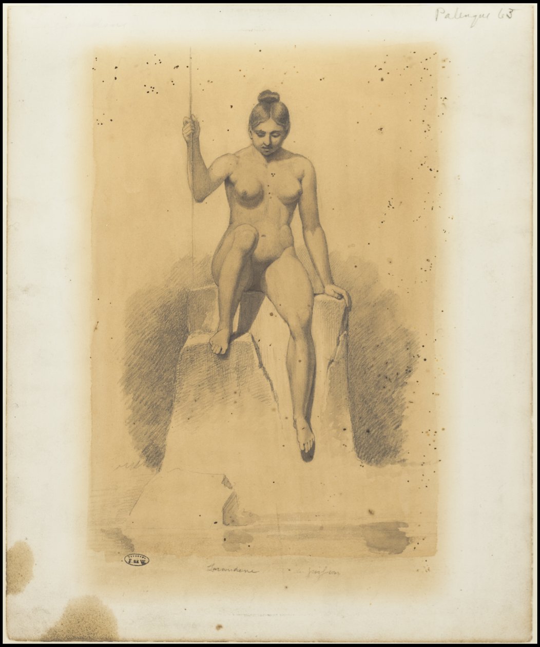 Uma coleção de obras de arte originais de Waldeck sobre a Mesoamérica, Caixa 1 de 22 de Johann Friedrich Maximilian von Waldeck