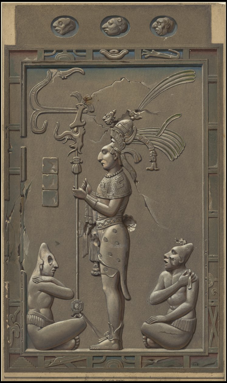 Uma coleção de obras de arte originais de Waldeck sobre a Mesoamérica, Caixa 20 de 22 de Johann Friedrich Maximilian von Waldeck