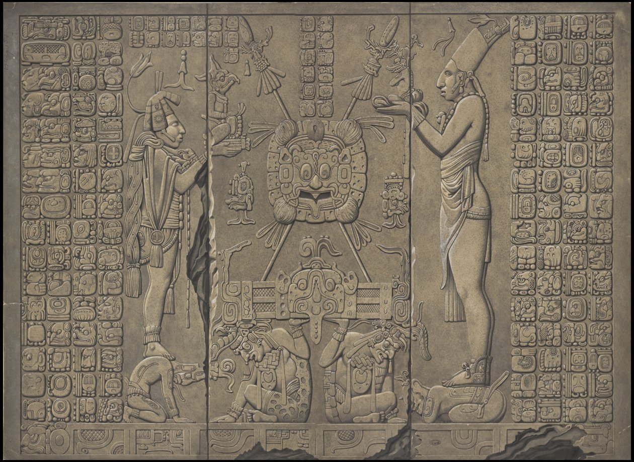 Uma coleção de obras de arte originais de Waldeck sobre a Mesoamérica, Caixa 20 de 22 de Johann Friedrich Maximilian von Waldeck
