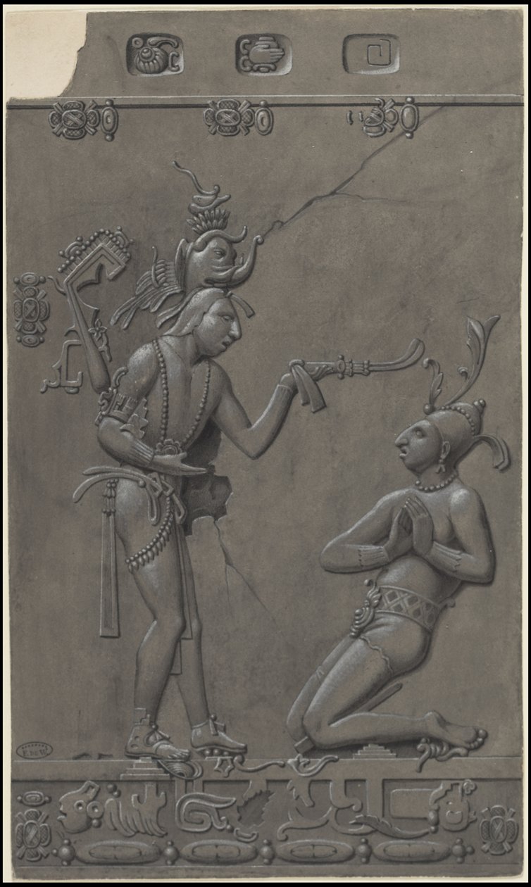 Uma coleção de obras de arte originais de Waldeck sobre a Mesoamérica, Caixa 2 de 22 de Johann Friedrich Maximilian von Waldeck
