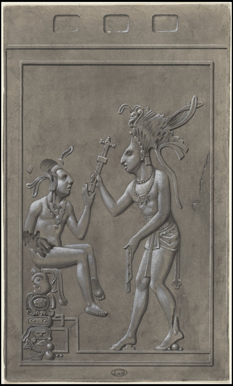 Uma coleção de obras de arte originais de Waldeck sobre a Mesoamérica, Caixa 2 de 22 de Johann Friedrich Maximilian von Waldeck