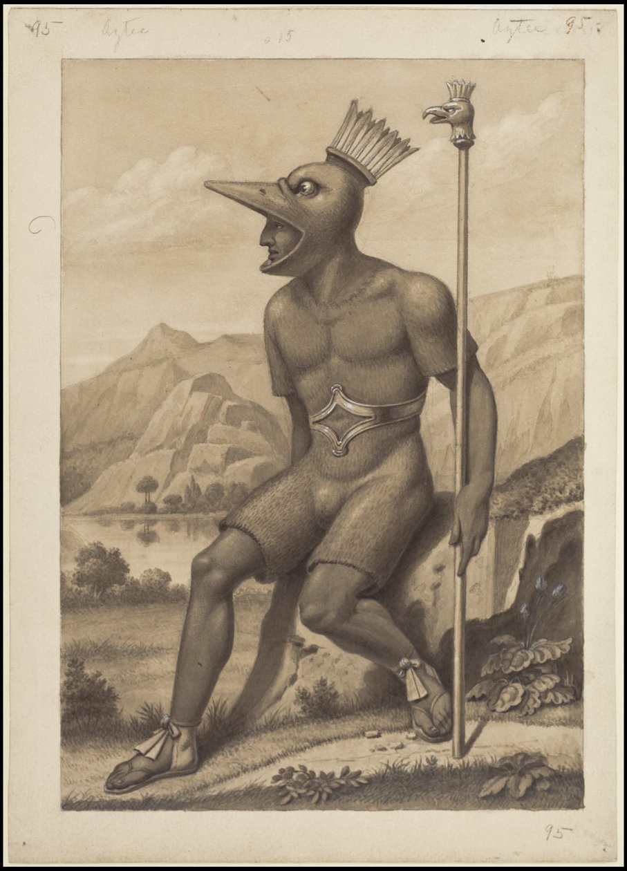 Uma coleção de obras de arte originais de Waldeck sobre a Mesoamérica, Caixa 3 de 22 de Johann Friedrich Maximilian von Waldeck