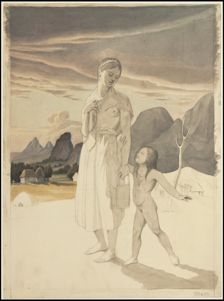 Uma coleção de obras de arte originais de Waldeck sobre a Mesoamérica, Caixa 3 de 22 de Johann Friedrich Maximilian von Waldeck
