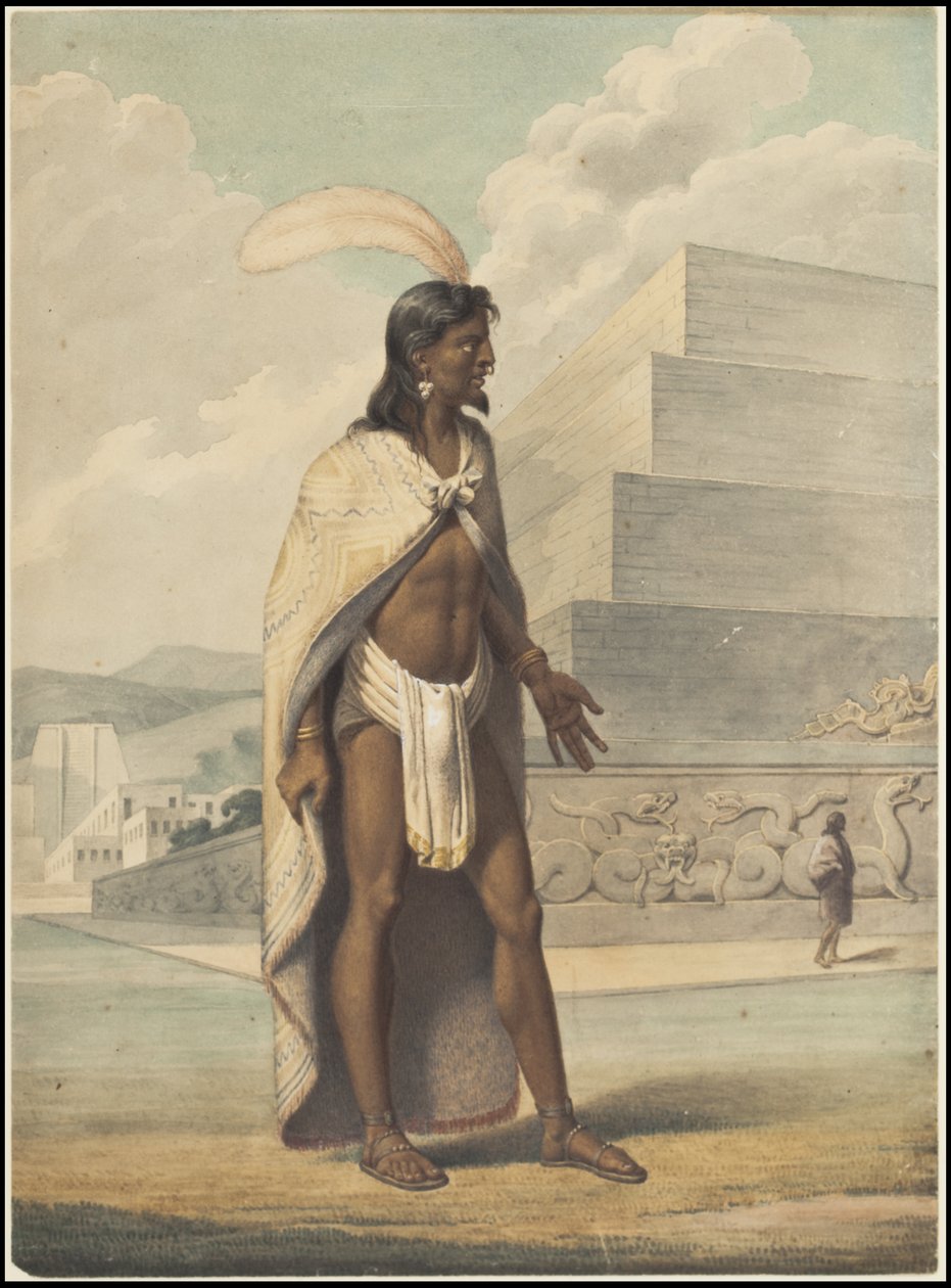 Uma coleção de obras de arte originais de Waldeck sobre a Mesoamérica, Caixa 3 de 22 de Johann Friedrich Maximilian von Waldeck