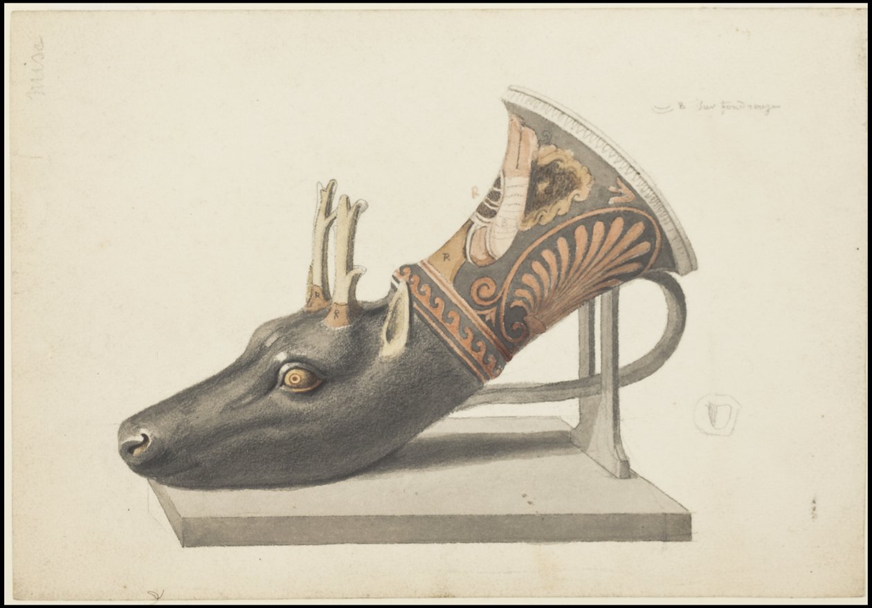 Uma coleção de obras de arte originais de Waldeck sobre a Mesoamérica, Caixa 4 de 22 de Johann Friedrich Maximilian von Waldeck