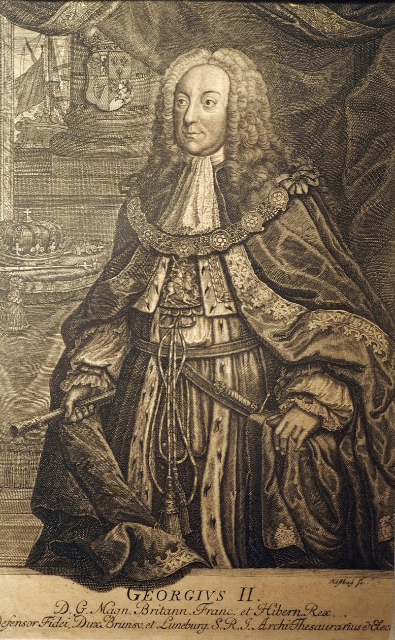 Jorge II (Grã-Bretanha) Rosbach@Residenzmuseum Celle20160708 de Johann Friedrich Rosbach