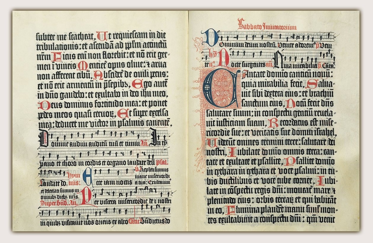 Saltério de Mainz de Johann Fust and Peter Schoeffer