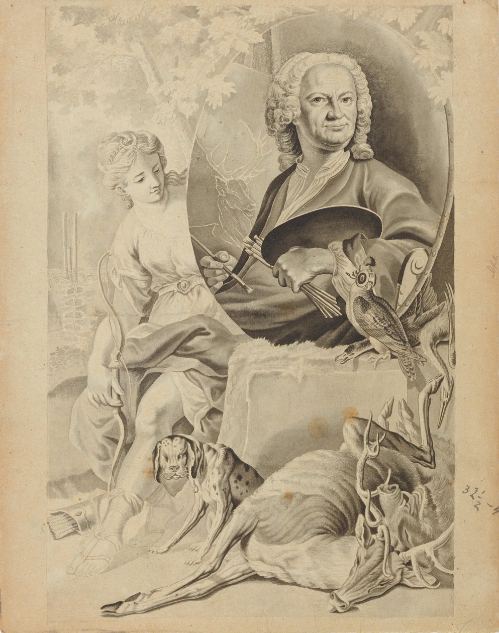 Frontispício de Johann Georg Bergmuller