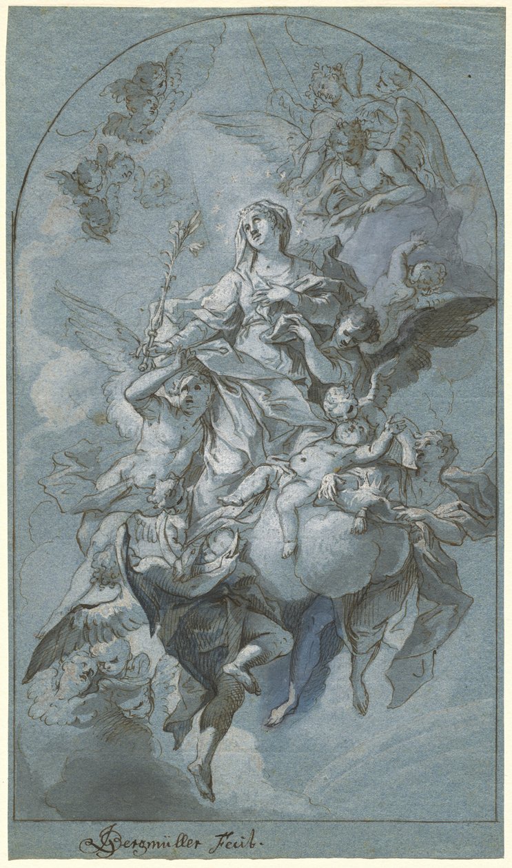 A Imaculada Conceição de Johann Georg Bergmuller