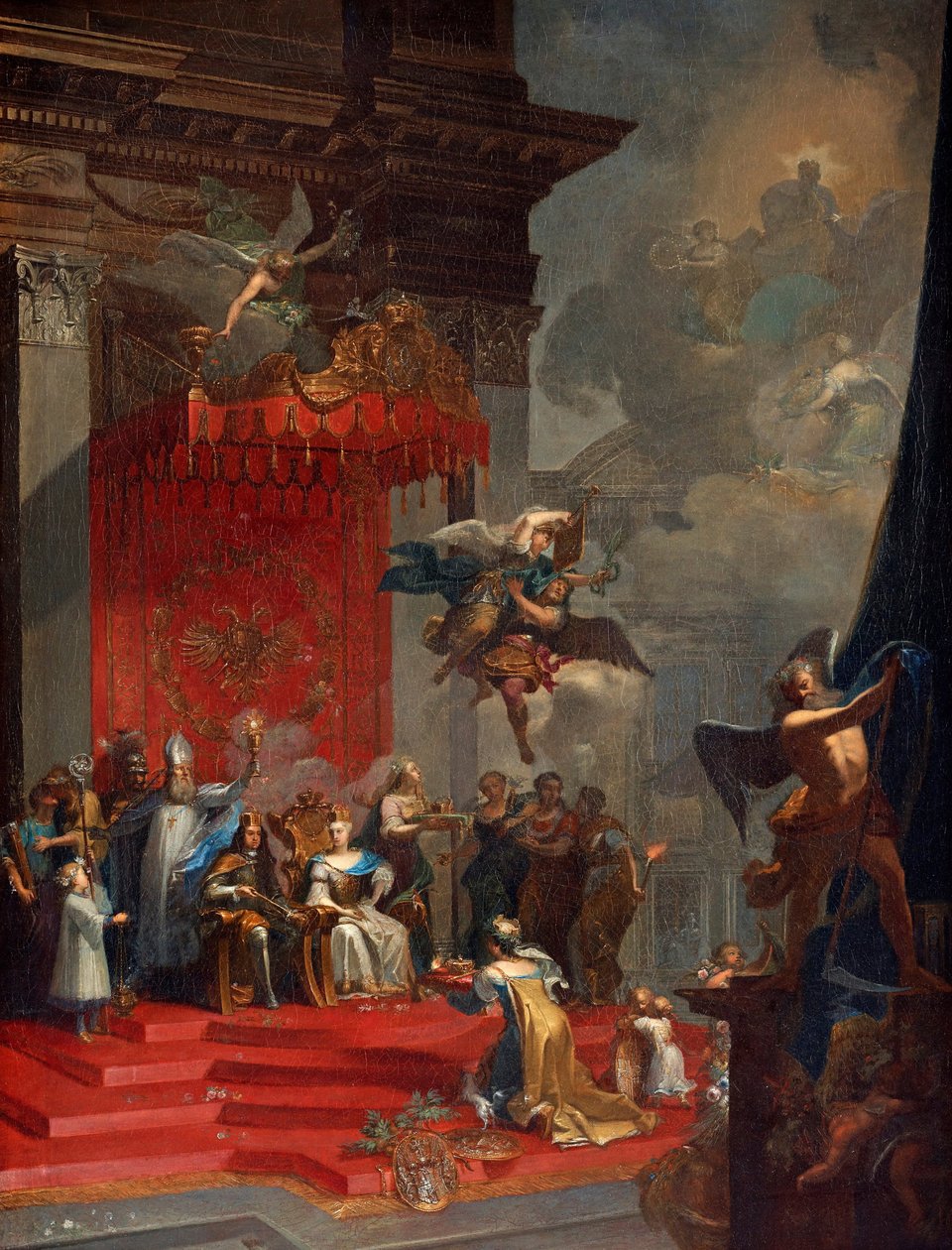 Imperatriz do Sacro Império Romano Elisabeth Christine (de Brunswick Wolfenbuttel de Johann Georg Bohm