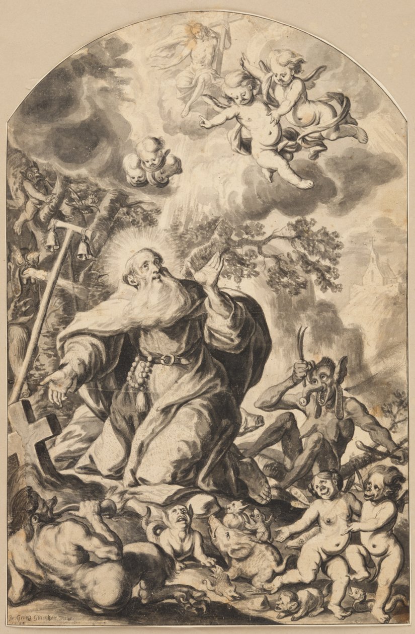 A tentação de Santo António de Johann Georg Glückher